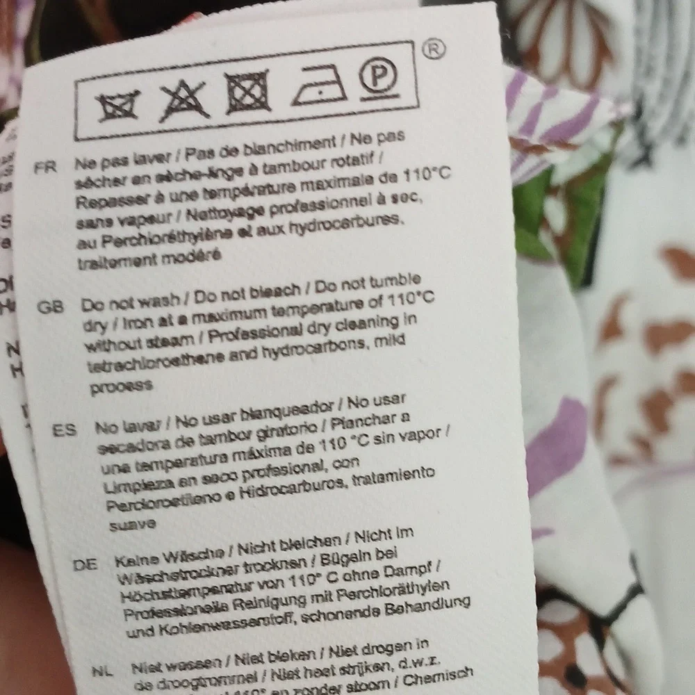 Maje Anthropologie 70's Floral Print Shirt button down blouse size small (1) - Picture 10 of 12